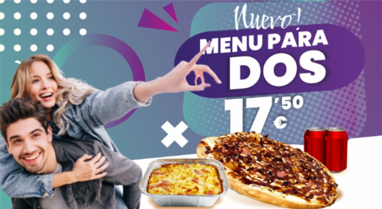 PROMOCIONES 2026 MENÚ PAREJA Promoción Menú para 2 Personas en Dos Hermanas