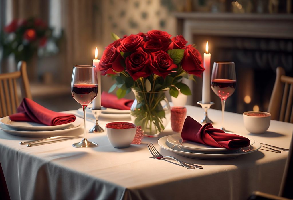 14 de Febrero: Enamorados a la mesa.