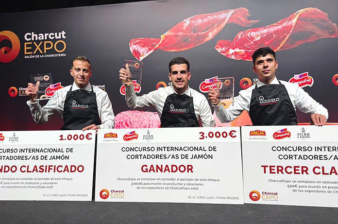 Subcampeón en el concurso internacional de cortadores de jamón
