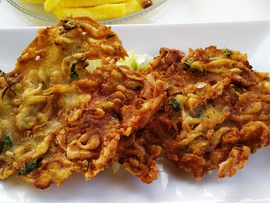 tortillitas de camarones la esponjita