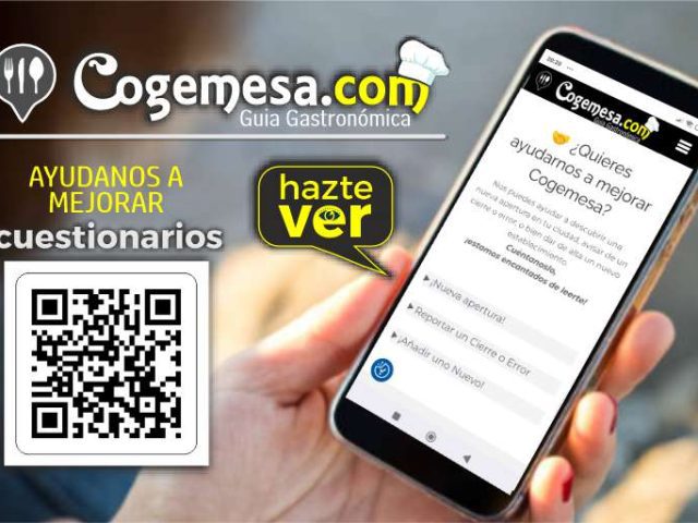 ¿Quieres ayudarnos a mejorar Cogemesa?